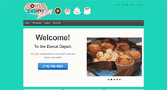 Desktop Screenshot of donutdepot.net