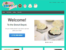 Tablet Screenshot of donutdepot.net